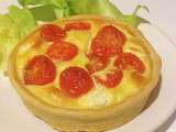 Quiche Tomates Cerise Chèvre Frais