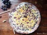 Tarte Streusel aux Raisins Muscat et Noix