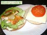 Cheeseburger de poulet :