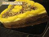 Entremet chocolat/bonbons banane croustillant :