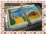 Entremet livre ouvert Winnie / Car's :