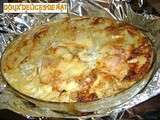 Gratin de pommes de terre au fromage blanc :