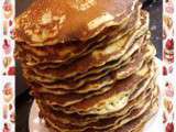 Pancakes amandes / vanille sans oeufs :