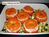 Tomates farcies au poisson :