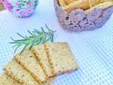 Crackers vegan croustillants