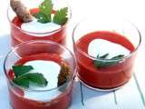 Panna Cotta De Tomate Coulis Au Chèvre