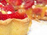 Tarte citron/fraise/choco