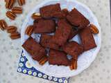 Brownie au chocolat et noix de pécan