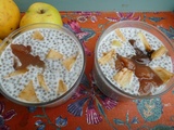 Chia pudding pomme-marron