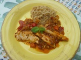 Filets de poulet aux tomates cerises