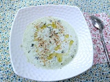 Gaspacho concombre et pomme