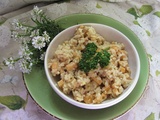 Risotto aux poireaux et navets boule d'or