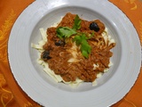 Tagliatelles au thon à la tomate