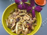 Tajine d'aubergines au fenouil