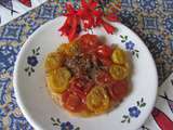 Tatins de tomates cerises au caramel balsamique