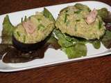 Avocats farcis au foie de morue