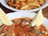 Chtitha sardines ou sardines sauce tomate a l'algeroise