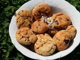 Cookies aux cerises sechees, pistaches & chocolat blanc