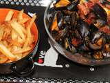 Moules au chorizo et a la tomate