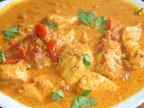 Poulet au curry rouge