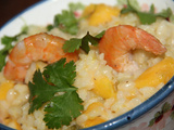 Risotto mangue gambas