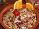 Salade d'hiver faite de petits riens