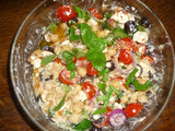 Salade de pois chiches mediterraneenne