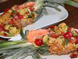 Salade thaïlandaise ananas crevettes