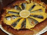 Tarte aux sardines a la tomate et creme de citron