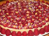 Tarte framboises coco passion