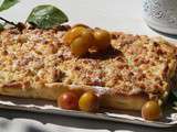 Tarte sablee mirabelles et streusel