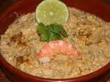 Tartinade de crevettes au curry