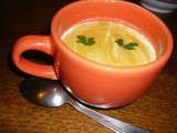 Veloute courge butternut, potimarron, gingembre et epices