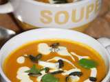 Veloute potiron, carottes et autres tres hot