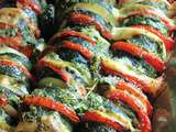 Hasselback de courgettes