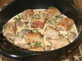 Ballotins de veau farcis sauce aux morilles