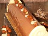 Buche glacéé vanille caramel