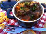 Carbonade flamande au pain d'epice et moutarde a l'ancienne