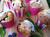 Muffins aux myrtilles