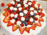 Pavlova aux fruits rouges