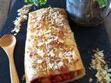 Strudel pommes-poires-framboises