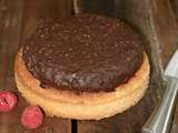 Tarte framboise-chocolat