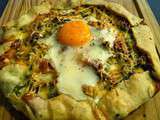 Tarte rustique lard - haricots - brocoli - feves