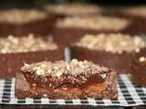 Tartelettes praliné, caramel et chocolat