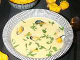 Velouté de moules au curry