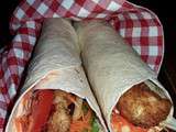 Wraps de poulet croustillant