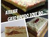 Pour les prochains ateliers culinaires #GuyDemarle je vous propose:

Les ateliers :  Gato rapido et tout bo 

Contactez moi 😉