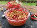 Crumble fraise-rhubarbe