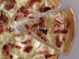 Flammenküche [Tarte Flambée à l'Alsacienne]