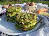 Galettes de millet à l'ail des ours